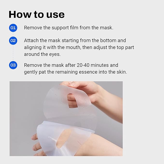 Bluelayer Water Dome Mask - Korean Overnight Collagen Face Mask for Glass Skin, Moisturizing and Firming with Hyaluronic Acid & Blue Agave - Pore Minimizing with Hydrogel Masks for Radiant Glow - 4EA