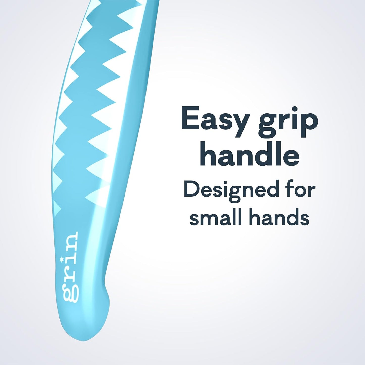 Grin Kids 100% Recycled Toothbrush, Extra Soft, 4 Count, Blue, Gentle Care for Baby and Toddler Teeth