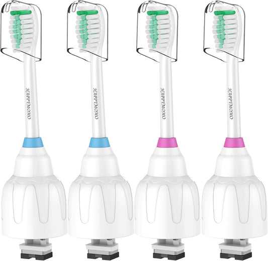 Replacement Toothbrush Heads for Philips Sonicare Replacement Brush Heads Medium Soft Dupont Bristles Electric Toothbrush Replacement Heads Fit E-Series Essence Xtreme Elite Advance, 4 Pack
