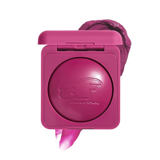 about-face Cheek Freak Blush Balm – Buildable Cream Blush with Hyaluronic Acid & Meadowfoam Seed Oil – Vegan, Cruelty-Free, Clean Beauty – 0.35 oz (Shagged– Bright Berry)