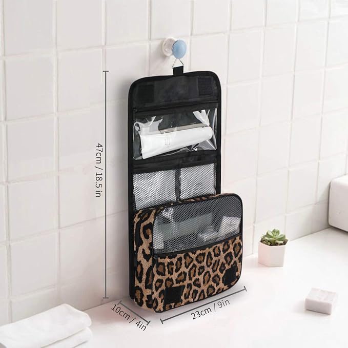 senya Hanging Travel Toiletry Bag Kit Makeup Case Cosmetics Organizer for Men Women