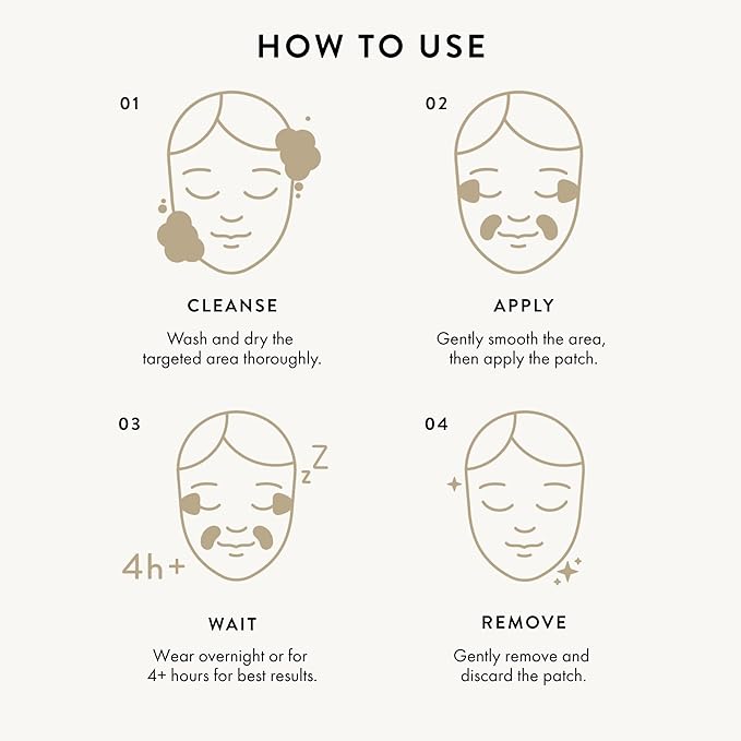 KPLUS K+ Wrinkle Patches for Forehead, Crow’s Feet & Smile Lines – Korean Overnight Patches with Hyaluronic Acid, Peptides & Adenosine (60 Count)