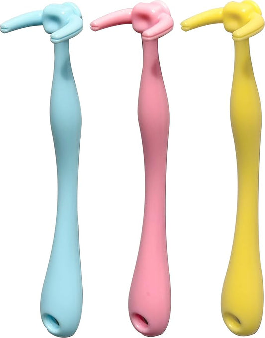 Design Colorful Floss Holder Reusable Dental Floss Handle 3 Counts for Adults and Kids NO-Waste Floss Picksfloas Holder Flosser