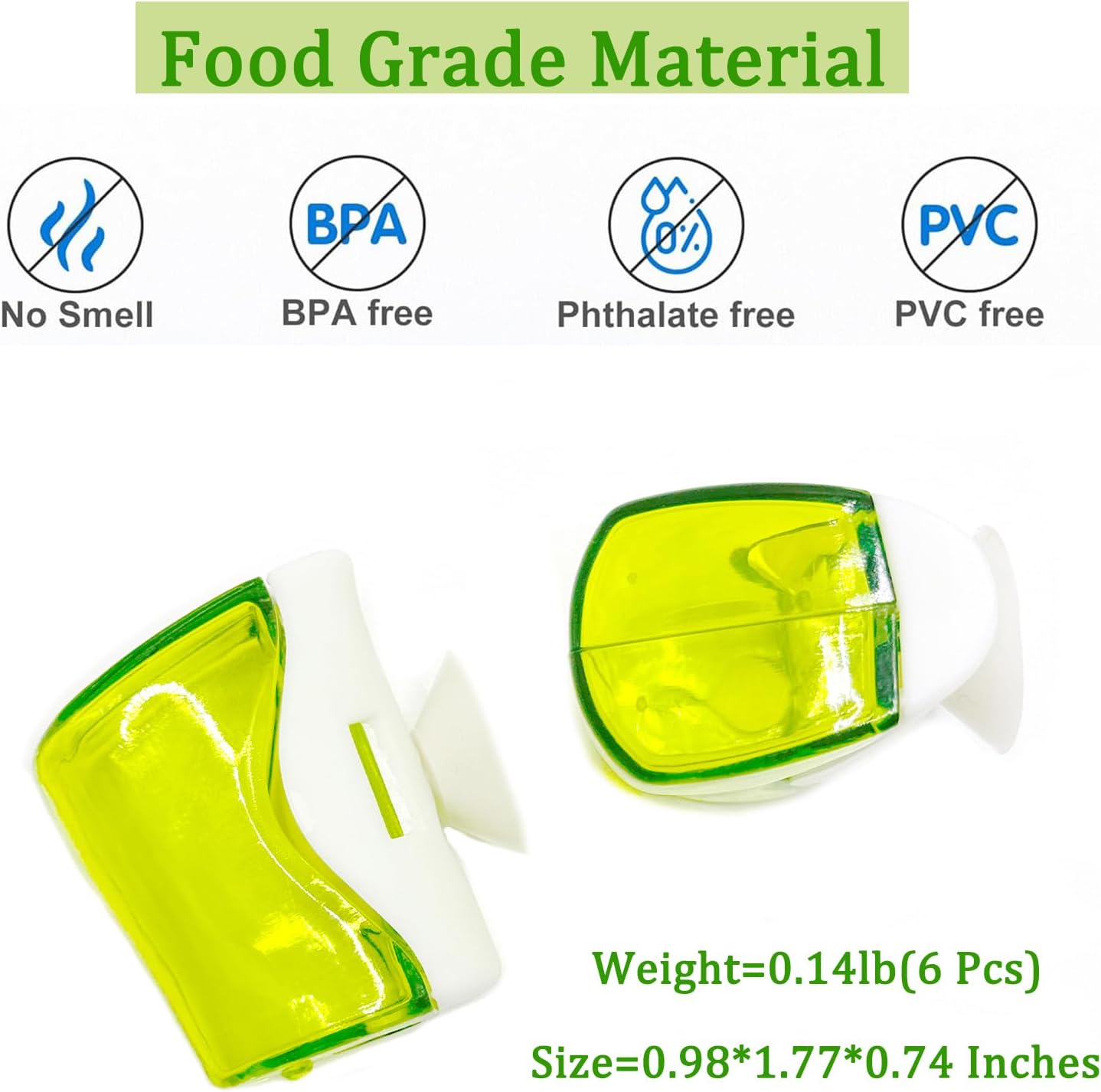 6 PCS Travel Toothbrush Head Covers Caps, Tooth Brush Protector Cap Brush Pod Case Portable Plastic Clip Wall Mounted Hanging Rack Organizer for Bathroom Travel