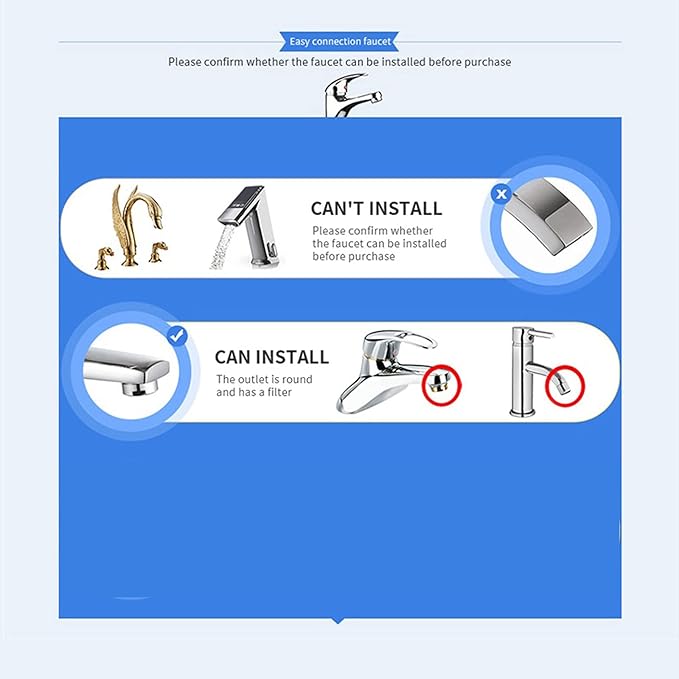 Water Flosser for Family Use, Oral Irrigator Non-Electric Safety Adjustable Faucet & Shower Spa, Water Pressure Dental Oral Care Tooth Cleaning.