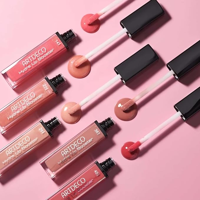ARTDECO Hydra Lip Booster - Translucent Cryptal Bud - Hydrating Lip Gloss - Boosting Effect - Hint of Color & Beautiful Shine - Non-Sticky Finish - Lip Care - Lip Oil - Makeup - Hyaluron - 0.21 Fl Oz