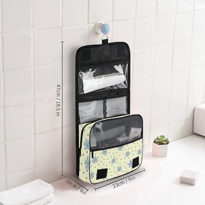 senya Hanging Travel Toiletry Bag Kit Makeup Case Cosmetics Organizer for Men Women