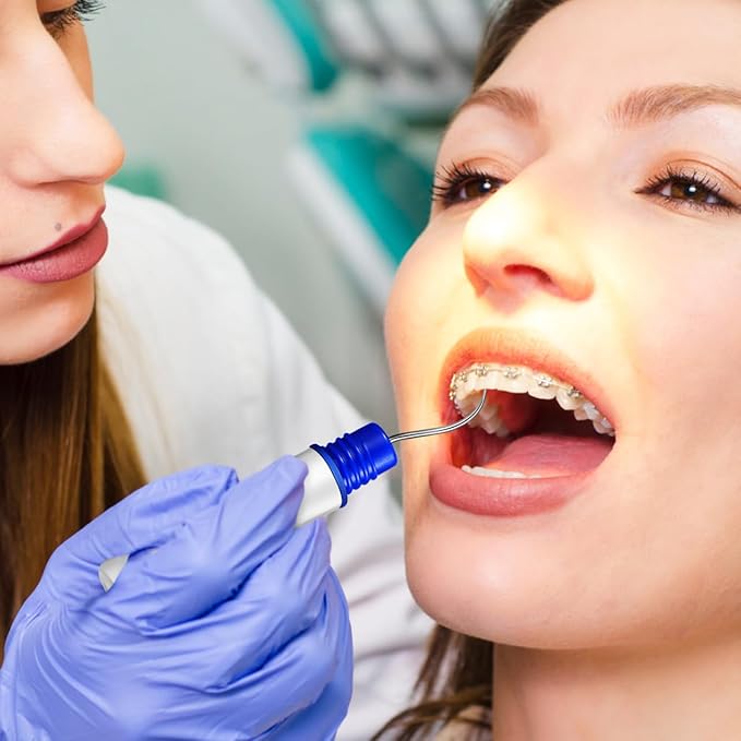 Teeth Hook Grinding Head Set - 4Pcs Tools for Teeth Cleaning Travel-Friendly Design for Oral Health Maintenance