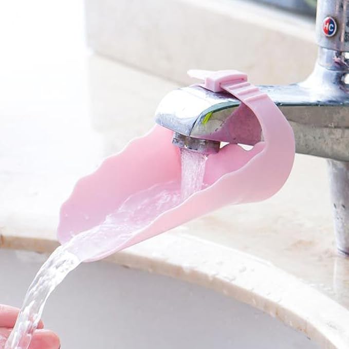 Kitchen Sink Extender - Child Faucet Reach, Faucets Flow Guide | Children's Faucett Extenderr, Hand Washing Fauccet Extension, Sinks Extenders Kids Hands Wash Helper, Washings Helpers for Kitchens