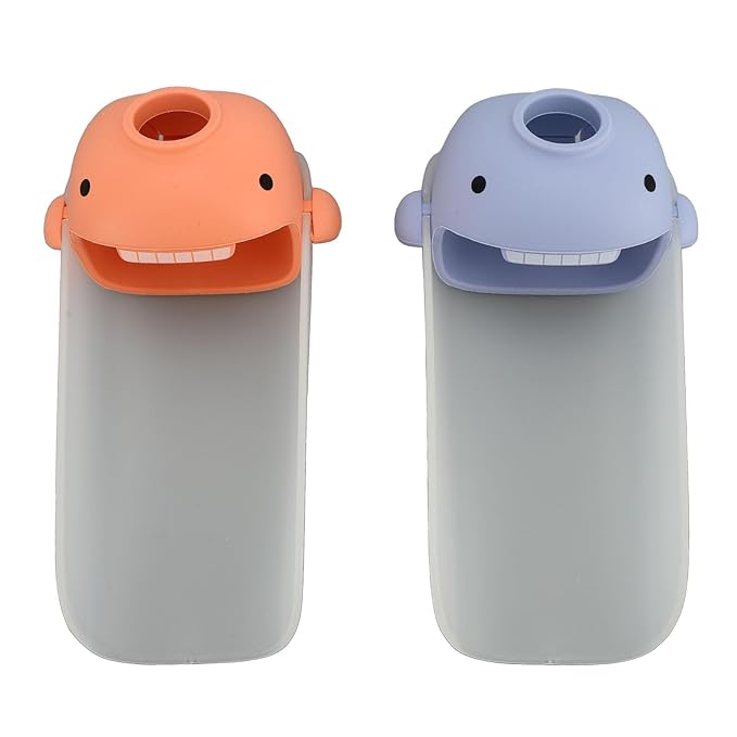 Fdit 2Pcs Cute Toddlers Sink Faucet Extender Easy Installation for Hand Wash in Bathroom Kitchen