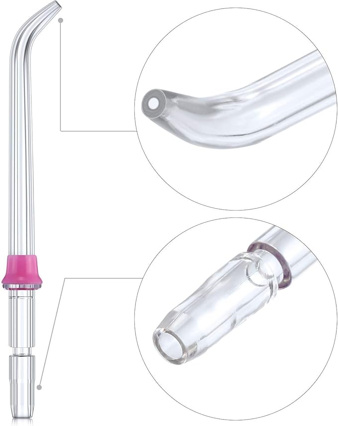 Replacement Classic Jet Tips Dental Water Jet Nozzle Accessories Compatible with Waterpik Water Flossers (Like WP-100) and Other Brand Oral Irrigators (9-Pack)