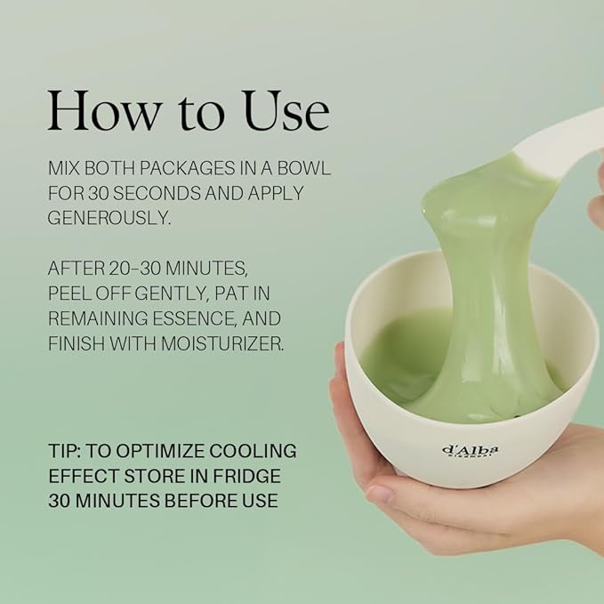 d'alba Piedmont White Truffle Serum & Cream Modeling Mask (Calming/Cooling)