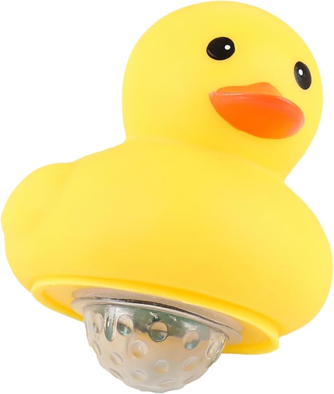 Gift Republic Boogie Bath Duck LED Light-up Bath Toy Fun Colourful Underwater Disco Light Gift for Kids and Adults