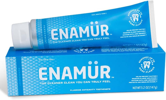 Premium Plaque & Stain Removal Toothpaste - New Launch Special: Plant Fiber Technology Removes 7X More Plaque, Whitens, Protects Enamel, 5.2 oz