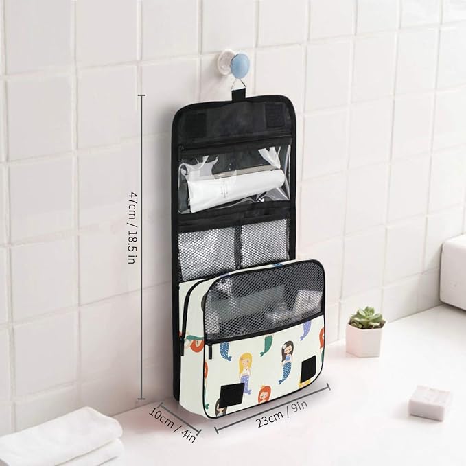 senya Hanging Travel Toiletry Bag Kit Makeup Case Cosmetics Organizer for Men Women
