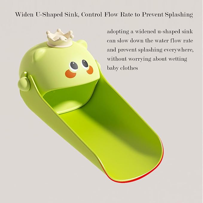 Faucet Extender - Faucet Extender for Toddlers Childrens Faucet Extender Sink Extender Faucet Extender for Kids(Green-Pink)