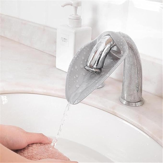 Faucet Extender for Toddlers - Sink Extender for Kids Hand Washing, Bathroom Sink Spout Wash Helper for Children Baby Bathroom Safety Sink Extender Faucet Extender for Kids