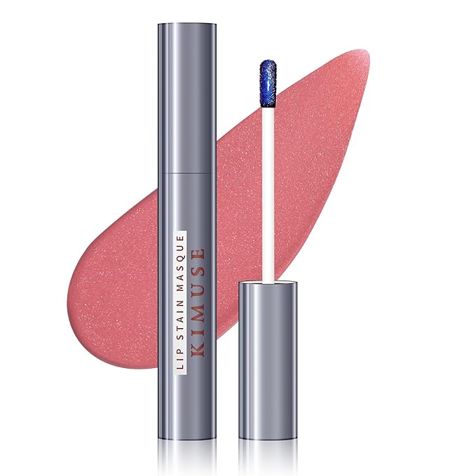 KIMUSE 5 Colors Lip Stain Masque - Long-Lasting Waterproof Lip Tint, Smudge-Proof Matte Lip Stains for All-Day Wear, Transfer-Resistant Lip Makeup