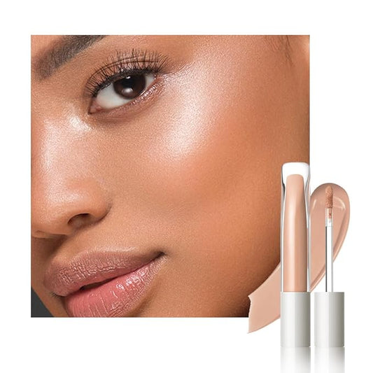 Kaely Liquid Concealer for Older Women, Under Eye Brightener Full Coverage Concealer for Dark Circles, Color Correcting Foundation Face Makeup Waterproof, Vegan & Cruelty-Free, 08 Tan Natural
