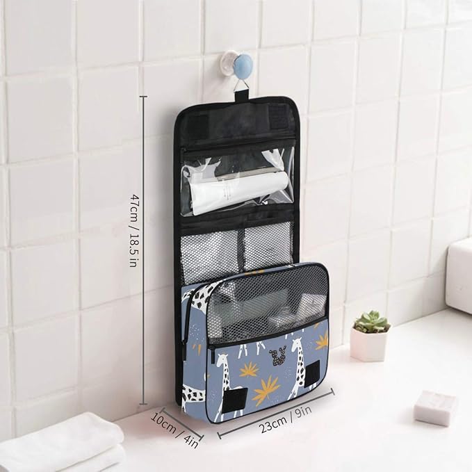 senya Hanging Travel Toiletry Bag Kit Makeup Case Cosmetics Organizer for Men Women