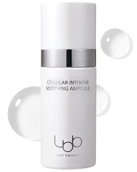 LBB Cellular Intensive Soothing Ampoule - Vegan Moisture Glow Calming Face Spray Serum - Skin Balancing, Radiance, Moisturizing - Tangerine Cellular Red Ginseng, Prebiotics 2.03 fl.oz.