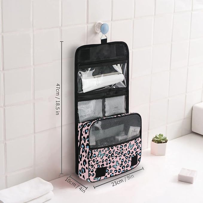 senya Hanging Travel Toiletry Bag Kit Makeup Case Cosmetics Organizer for Men Women