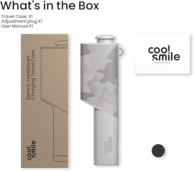 CoolSmile Charging Travel Case Compatible with Philips Sonicare Electric Toothbrushes, Fits Philip Sonicare 1100/3100/ 4100/4300/ 4500/5100/ 5300/6000/ 6100/6300/ 7000 series, Blue