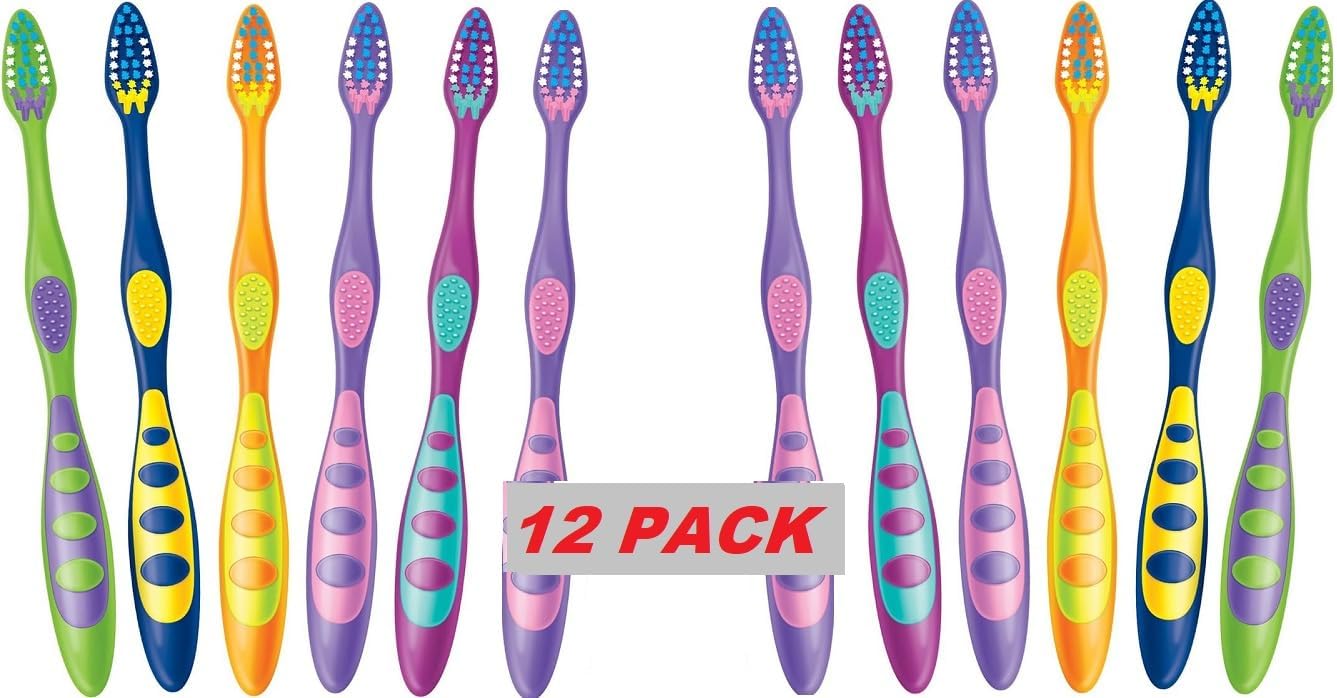 Kids Toothbrush Soft Bristles 1-Count (Pack of 12)