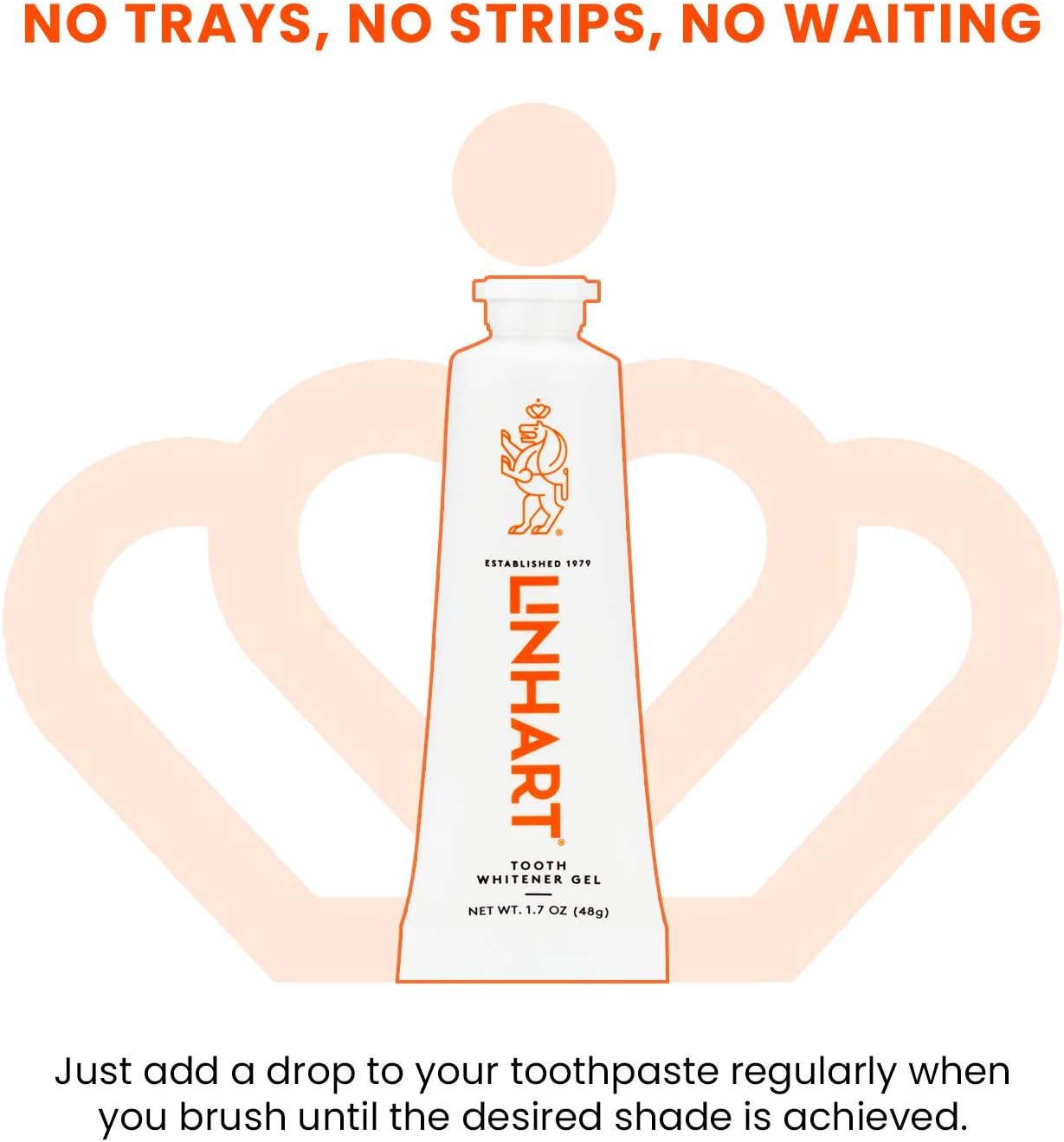 LINHART Teeth Whitener Gel with Hydrogen Peroxide, Tooth Whitener for Sensitive and Normal Teeth - No Sensitivity, Effective, Whitens Teeth with 50% More Strength