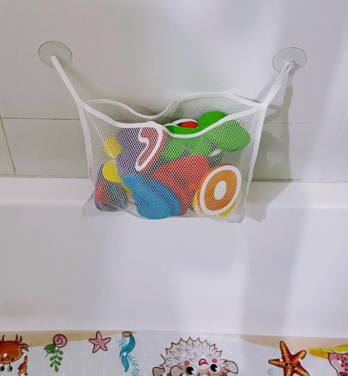 Hebrew Alef Bet Bath Letters – Jewish Alphabet Toy for Toddlers (37pcs) + Mesh Bag – Learn Hebrew in The Tub