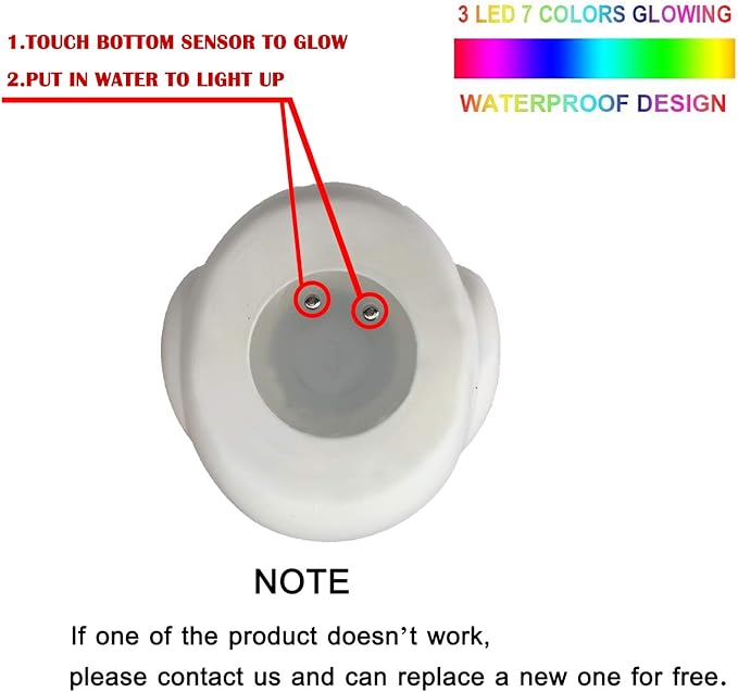 Bath Toys (8 Packs Rubber Animals Toys) Light Up Floating Rubber Toys Flashing Color Changing Light in Water Bathtub Shower Games Toy for Baby Kids Toddler Child