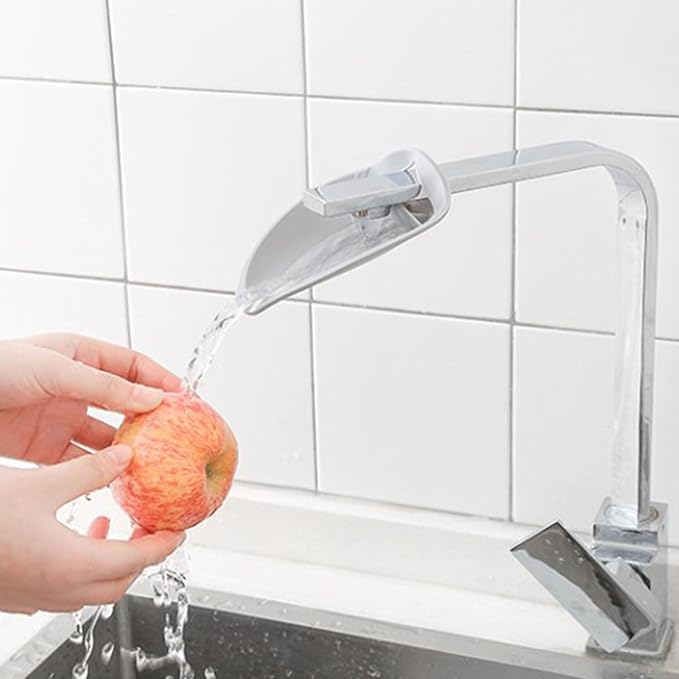 Faucet Extender for Toddlers, Children Hand Washing Assist Splash Proof Sink Spout Wash Helper, Bathroom Sink Spout Wash Helper, for Bathroom Kitchen