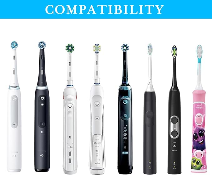 2Pack Acrylic Electric Toothbrush Holder with Diatomite Drying Stone, Bathroom Drawer Organizer with Drainage Hole for Tooth Brush, Compatible with Philips, Oral-B (Frosted Cover)