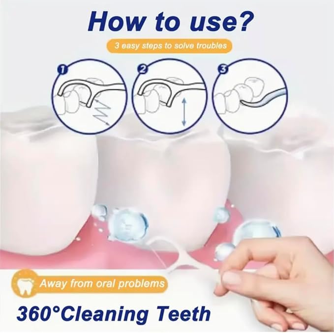 Professional Clean Dental Floss Picks – 300 Count Bag