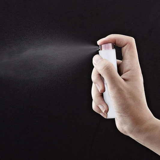 LISAPACK 8ML Atomizer Perfume Spray Bottle for Travel (3 PCS) Empty Cologne Dispenser, Portable Sprayer (White)