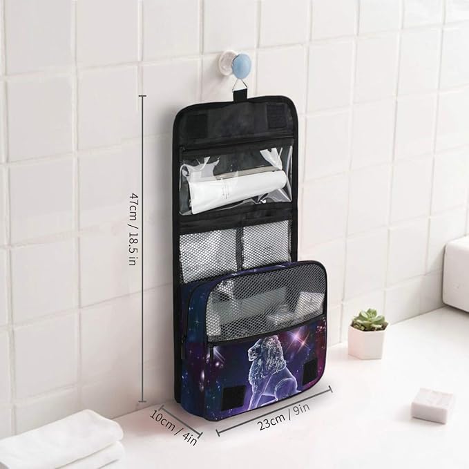 senya Hanging Travel Toiletry Bag Kit Makeup Case Cosmetics Organizer for Men Women