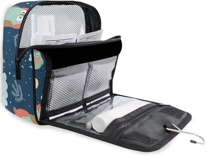 senya Hanging Travel Toiletry Bag Kit Makeup Case Cosmetics Organizer for Men Women
