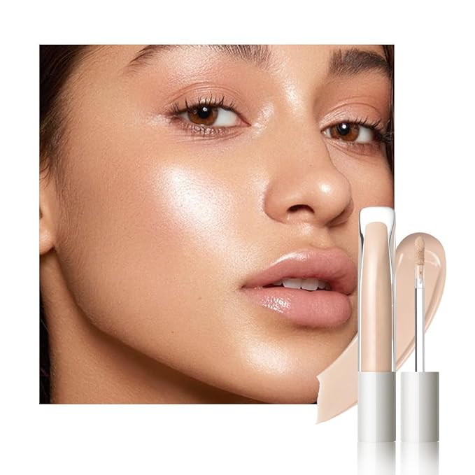Kaely Liquid Concealer for Older Women, Under Eye Brightener Full Coverage Concealer for Dark Circles, Color Correcting Foundation Face Makeup Waterproof, Vegan & Cruelty-Free, 06 Medium Tan