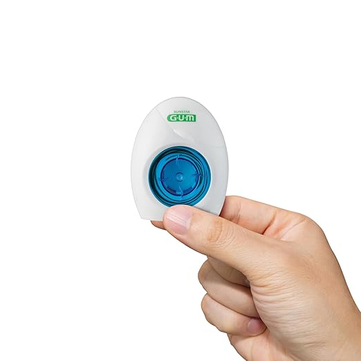 GUM EasyThread Threader Floss - Expanding Dental Floss for Braces, Bridges, and Implants - Built in Rigid Floss Threaders (50 Uses)(Pack of 3)