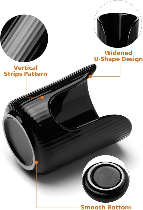 Bathroom Cup Dispenser, 3oz-4oz Ceramic Paper Cup Holder, Small Countertop Mouthwash Dixie Cups Accessories, for Vanity Countertops, Bathroom, Kitchen, and Dining Room