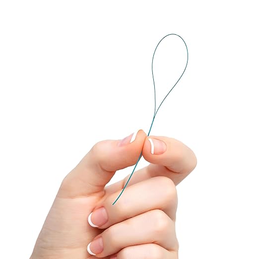 GUM EEZ-Thru Floss Threaders, Dental Flossers for Braces, Bridges, & Implants, 25 Count (Pack of 2)