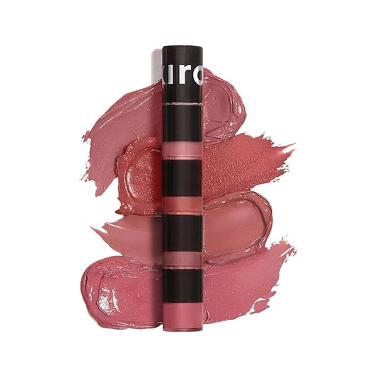 KIRO Four Play Non-Stop Airy Matte Liquid Lip Stack | Supreme Quad | 4 Nude Lipstick Shades | Long-Lasting, Transferproof & Hydrating | Lightweight & Skincare-Infused with Avocado & Apricot Oils | 6ml