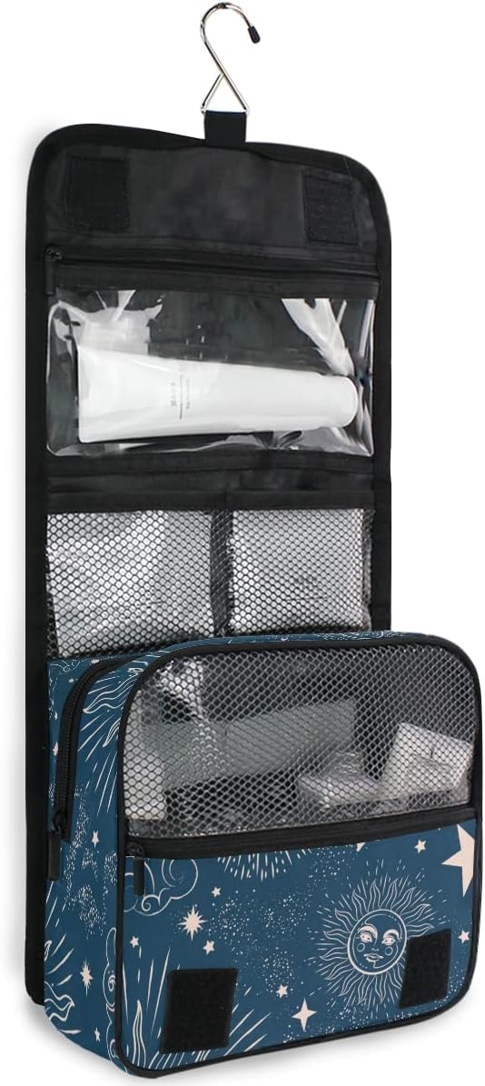 senya Hanging Travel Toiletry Bag Kit Makeup Case Cosmetics Organizer for Men Women