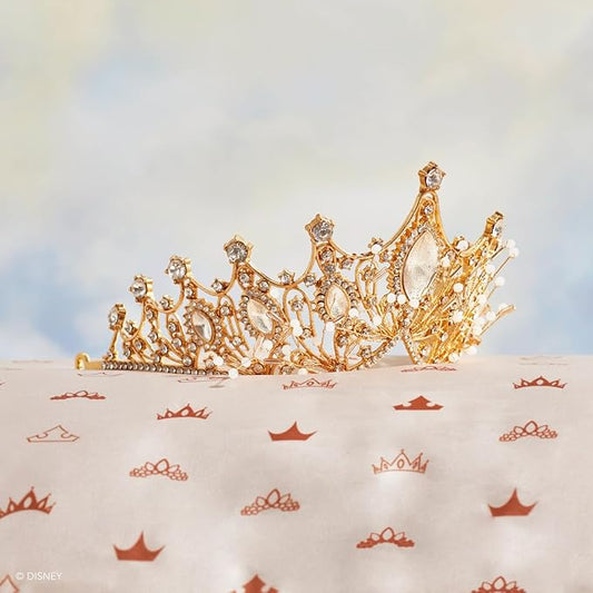 Kitsch & Disney Desert Crown Satin Pillowcase, Softer Than Silk Pillow Cases King, Cooling Pillow Covers, Satin Pillowcase with Zipper for Hair, Skin & Quality Sleep, Wrinkle-Free & Smooth, 19"x36"