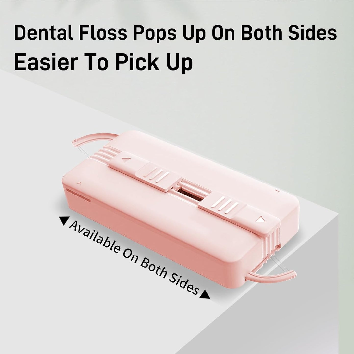 Portable Dental Floss Dispenser with Dual-Line Floss Picks – Travel-Friendly Tooth Cleaning Tool with Mint Flavor for Fresh Breath – Effective Oral Care Holder for Teeth, Flossers, and Toothpicks.