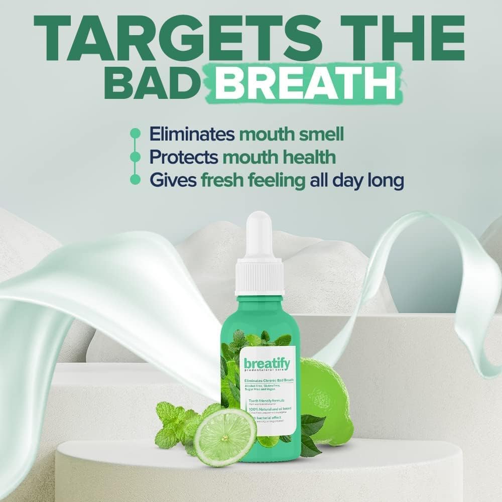 Bad Breath Eliminating Serum – Bad Mouth Smell Removing Drops – Easy to Carry and Handy Fresh Breath Oil-serum, 20 mL, 0.68 Oz (Pack of 3, 2.04 Oz)
