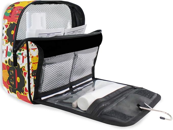 senya Hanging Travel Toiletry Bag Kit Makeup Case Cosmetics Organizer for Men Women