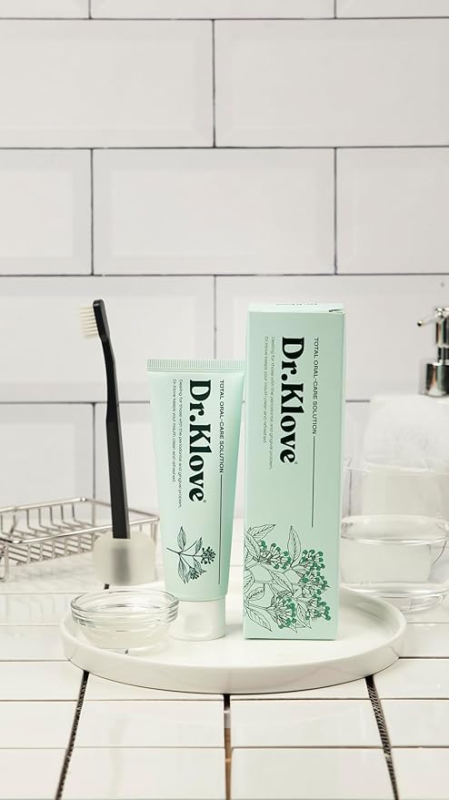Dr. Klove Clove Natural Toothpaste (Gum Protection) – Fluoride-Free, Fragrance-Free, Natural Clove Oil, Safe for Pregnancy, Single & Gift Set Option (1)