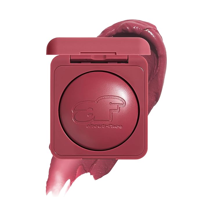 about-face Cheek Freak Blush Balm – Buildable Cream Blush with Hyaluronic Acid & Meadowfoam Seed Oil – Vegan, Cruelty-Free, Clean Beauty – 0.35 oz (Get Some– Natural Mauve)