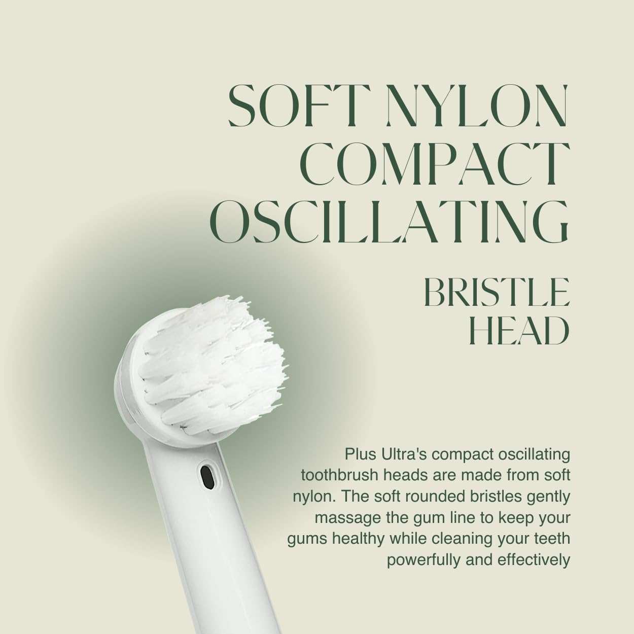 Plus Ultra Eco-Friendly Oral-B Compatible Electric Toothbrush Replacement Heads | 4 Heads Per Pack | Made with Recycled Plastic | Soft Toothbrush for Sensitive Teeth